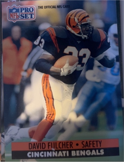 1991 Pro Set #113 David Fulcher — front