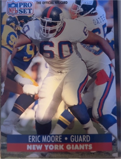 1991 Pro Set #69 Eric Moore — front