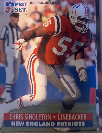 1991 Pro Set #232 Chris Singleton — front