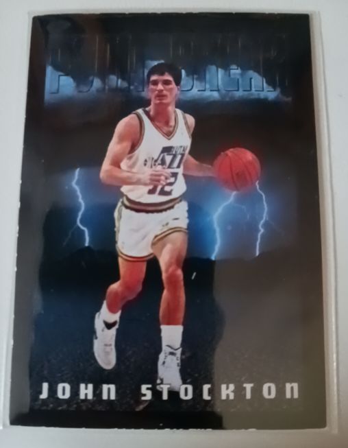 1993-94 SkyBox Premium #338 John Stockton — front