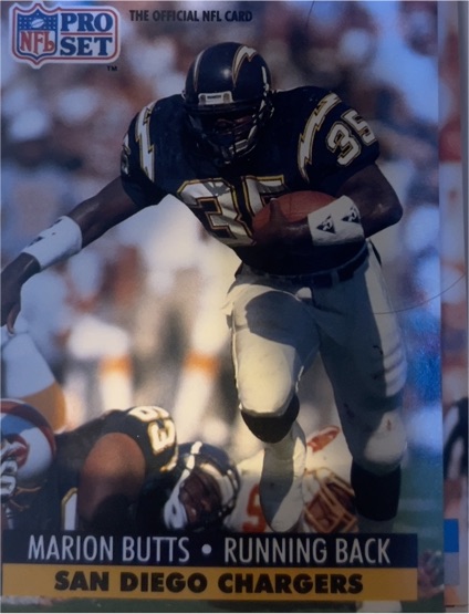 1991 Pro Set #281 Marion Butts — front