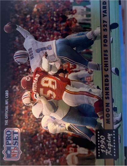 1991 Pro Set #337 Warren Moon — front
