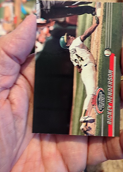1993 Topps Stadium Club #558 Rickey Henderson — front