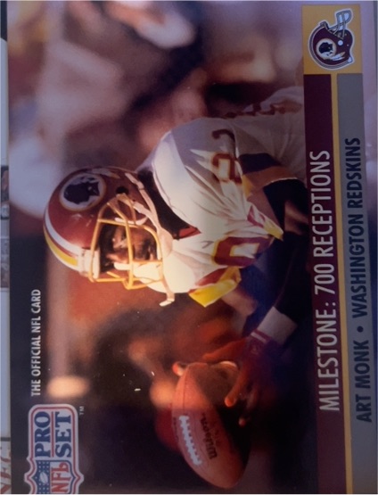 1991 Pro Set #22 Art Monk — front