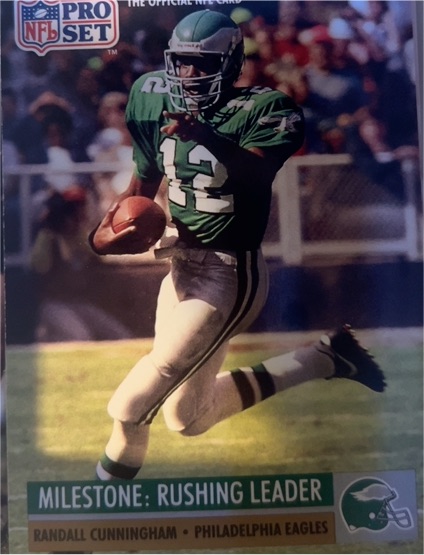 1991 Pro Set #24 Randall Cunningham — front