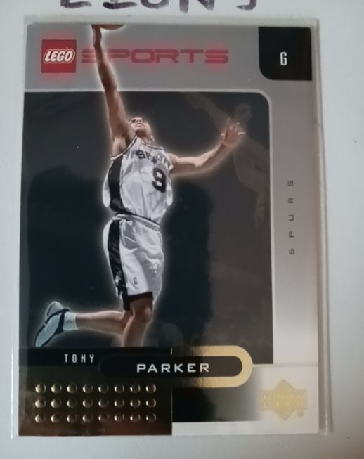 2002 Upper Deck LEGO Sports #6 Tony Parker — front