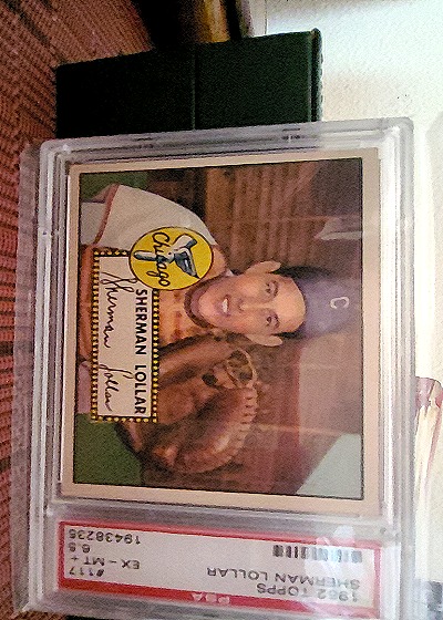 1952 Topps #117 Sherman Lollar — front