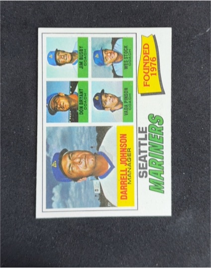 1977 Topps #597 Darrell Johnson — front