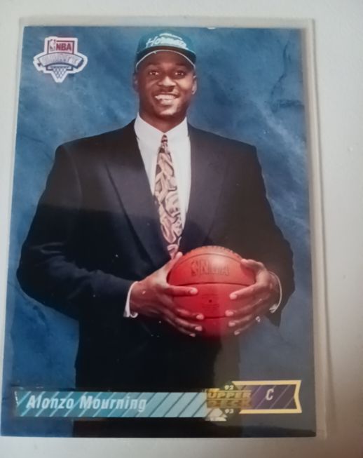 1992-93 Upper Deck #2 Alonzo Mourning Rookie — front