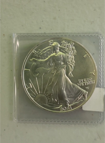 2021 American Silver Eagle $1 Coin — front