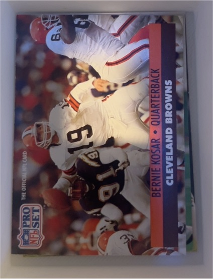 1991 Pro Set #121b Bernie Kosar — front