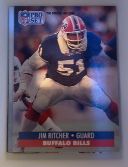 1991 Pro Set #82 Jim Ritcher — front