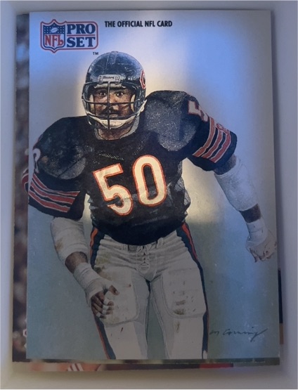 1991 Pro Set #396 Mike Singletary Chicago Bears — front