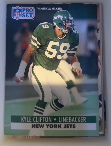 1991 Pro Set #244 Kyle Clifton — front