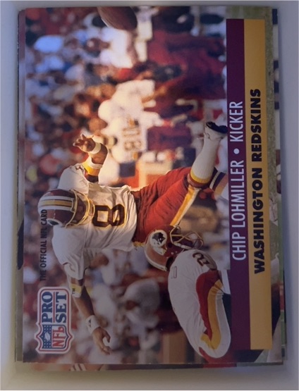 1991 Pro Set #320 Chip Lohmiller — front