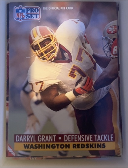 1991 Pro Set #319 Darryl Grant — front