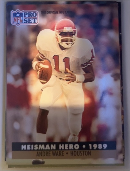 1991 Pro Set #38 Andre Ware — front