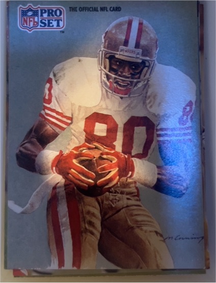 1991 Pro Set #379 Jerry Rice — front
