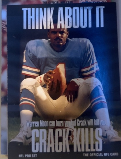1991 Pro Set #370 Warren Moon Houston Oilers — front