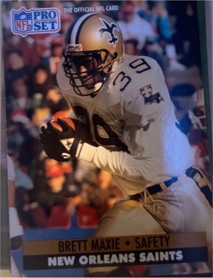 1991 Pro Set #239 Brett Maxie — front
