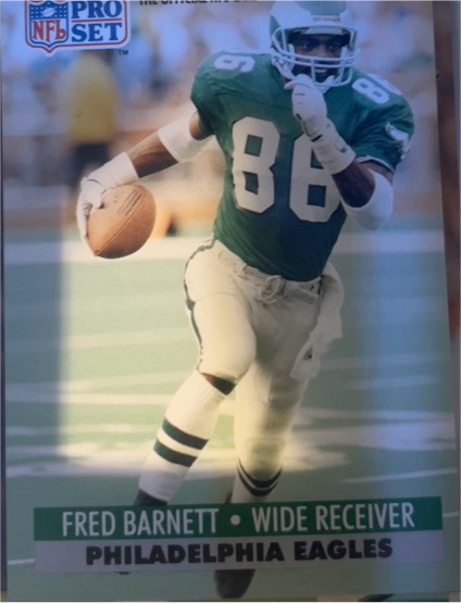 1991 Pro Set #254 Fred Barnett — front