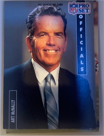 1991 Pro Set #352 Art McNally — front