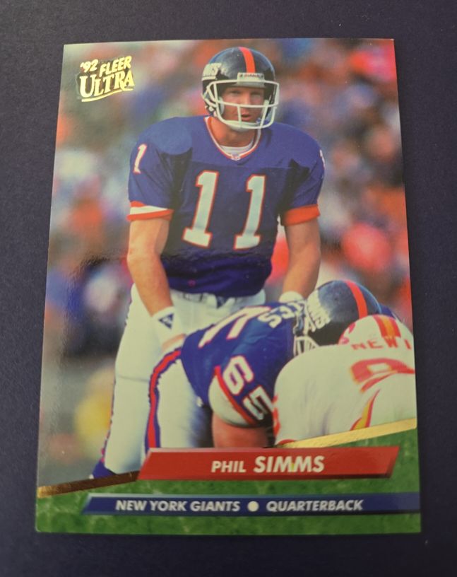 1992 Fleer Ultra #286 Phil Simms — front