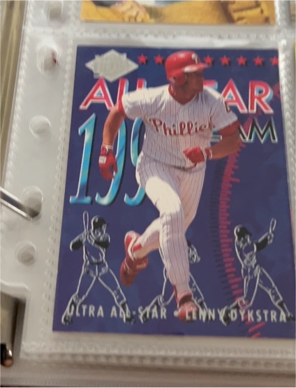 1994 Fleer Ultra All-Star Team #17 Lenny Dykstra — front