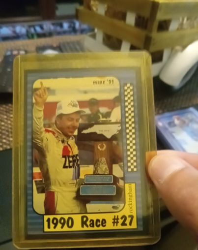 1991 Maxx #197 Alan Kulwicki 1990 Race #27 Rockingham — front