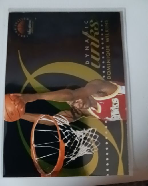 1993-94 SkyBox Premium #D9 Dominique Wilkins Dynamic Dunks — front
