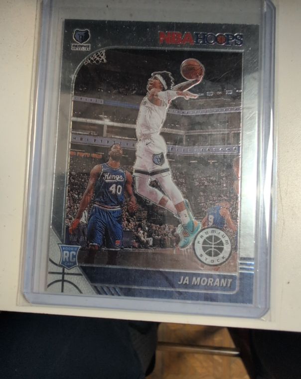 2019-20 Panini NBA Hoops Premium Stock #259 Ja Morant — front