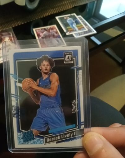 2023-24 Panini Donruss Optic #245 Dereck Lively II Rated Rookie — front