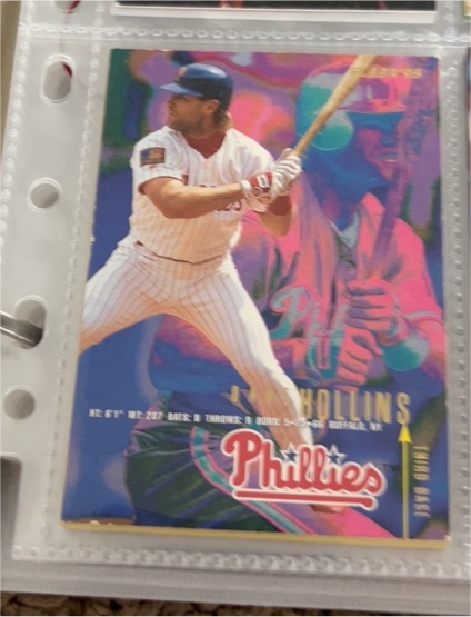 1995 Fleer #393 Dave Hollins — front