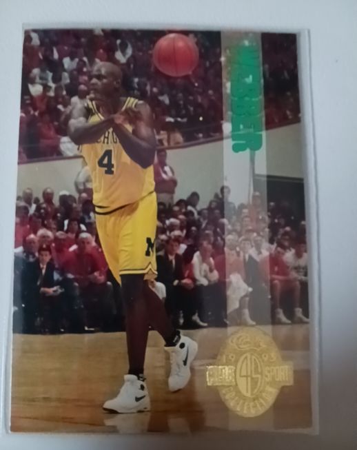 1993 Classic Four Sport #1 Chris Webber Rookie Card — front