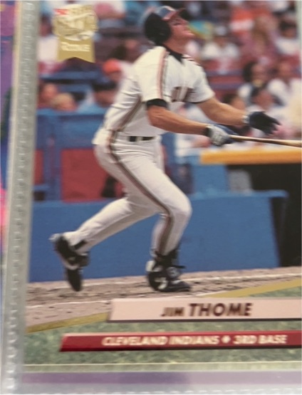 1992 Fleer Ultra #54 Jim Thome — front