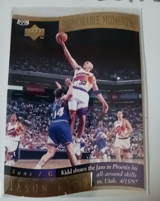 1997-98 Upper Deck Collector's Choice Memorable Moments #6 Jason Kidd — front
