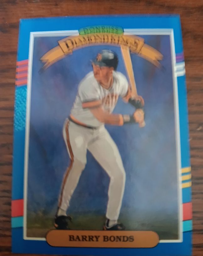 1990 Donruss Diamond Kings #4 Barry Bonds — front