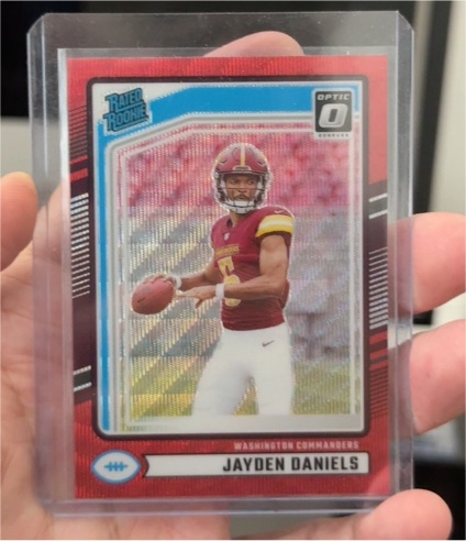 2024 Panini Donruss Optic #389 Jayden Daniels — front
