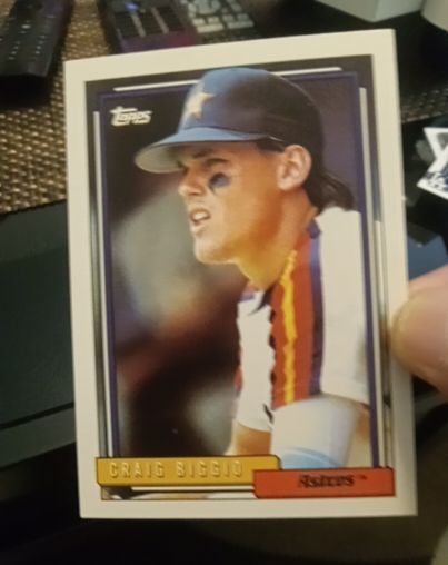 1992 Topps #715 Craig Biggio — front