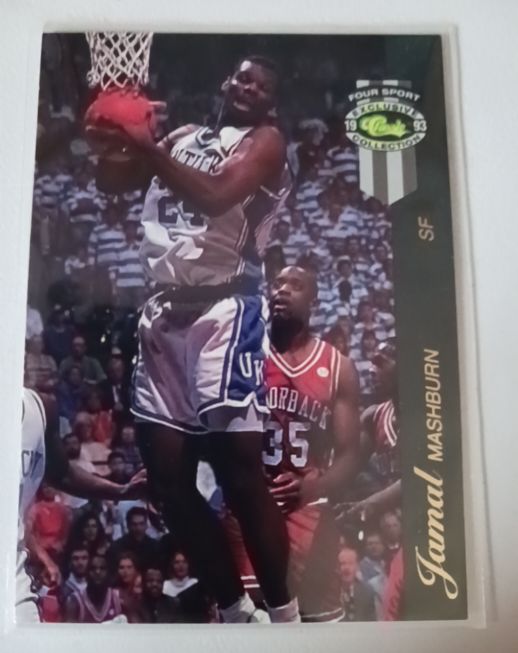 1993 Classic Four Sport McDonald's #24 Jamal Mashburn — front