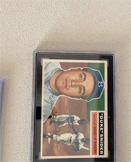 1956 Topps #100 Duke Snider — front