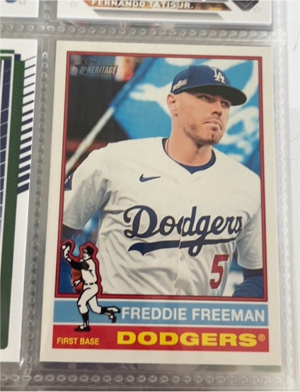 2025 Topps Heritage #206 Freddie Freeman — front