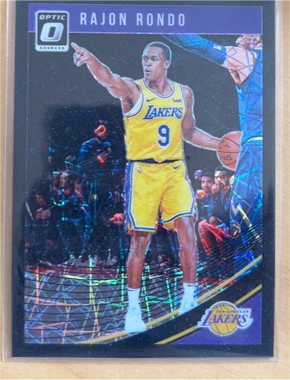 2018 Donruss Optic #9 Rajon Rondo — front