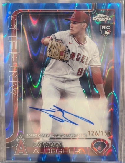 2025 Topps Chrome #RA-SA Samuel Aldegheri — front