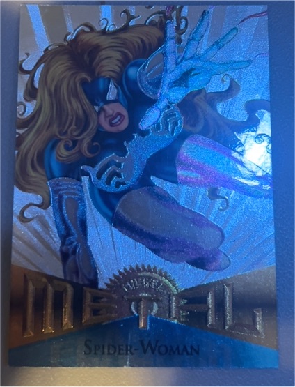 1995 Fleer Marvel Metal #26 Spider-Woman — front