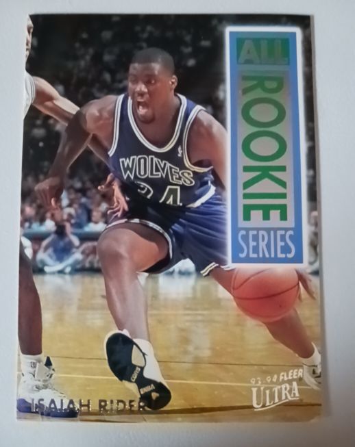 1993-94 Fleer Ultra All Rookie Series #12 Isaiah Rider — front