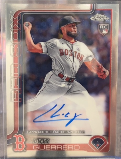 2025 Topps Chrome #RA-LGU Luis Guerrero — front