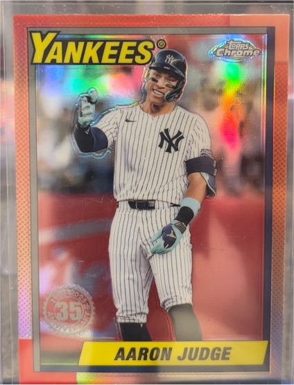 2025 Topps Chrome 1990 Topps #90CB-11 Aaron Judge — front