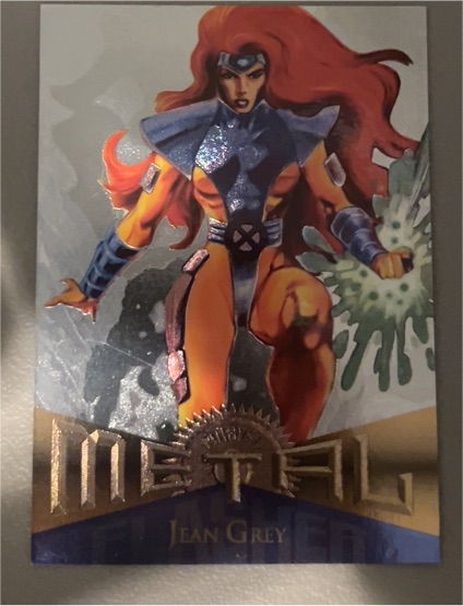 1995 Fleer Marvel Metal #97 Jean Grey — front