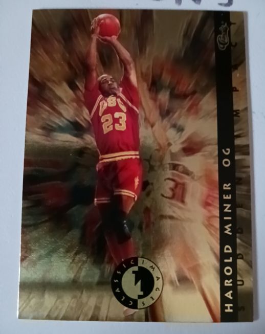 1993 Classic Images Sudden Impact #SI 11 Harold Miner — front